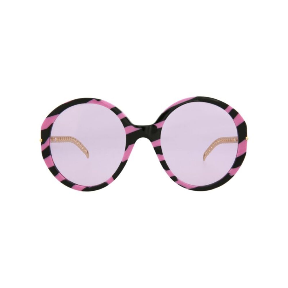 Gucci Round-Frame Acetate Sunglasses Multi Womens